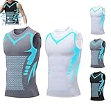 Photo Gallery awoyep gilet dimagrante da uomo, canotta modellante ionica 2024 nuova versione, compressione in tessuto di seta ghiaccio (j(2pcs) Photo Gallery awoyep gilet dimagrante da uomo, canotta modellante ionica 2024 nuova versione, compressione in tessuto di seta ghiaccio (j(2pcs)