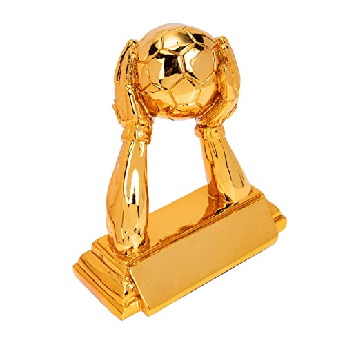 Toddmomy Football Trophy Model Goalkeeper Trophy for Soccer Fans Resin Craft Souvenir for Team Awards and Memorabilia Height