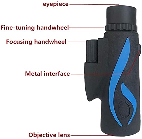Monocular portátil impermeable compacto 12X40 con prisma BAK4 y lente FMC miniatura 3