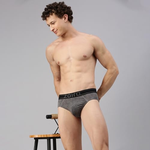 Image of Zoiro Men's Brief | Soft Band | Soft No-Marks Elastic | Breathable Innerwear | Pack of 1 | Color May Vary