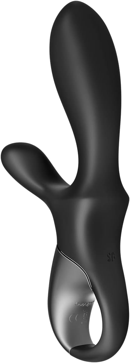Satisfyer Heat Climax + Connect App Vibrator Sex Toy | Adult Toys For Women | Anal or Vaginal Vibrator | Vibrating Sexual Pleasure Device | Stimulation Vibrators | Female Wellness Tools | Woman Sextoy
