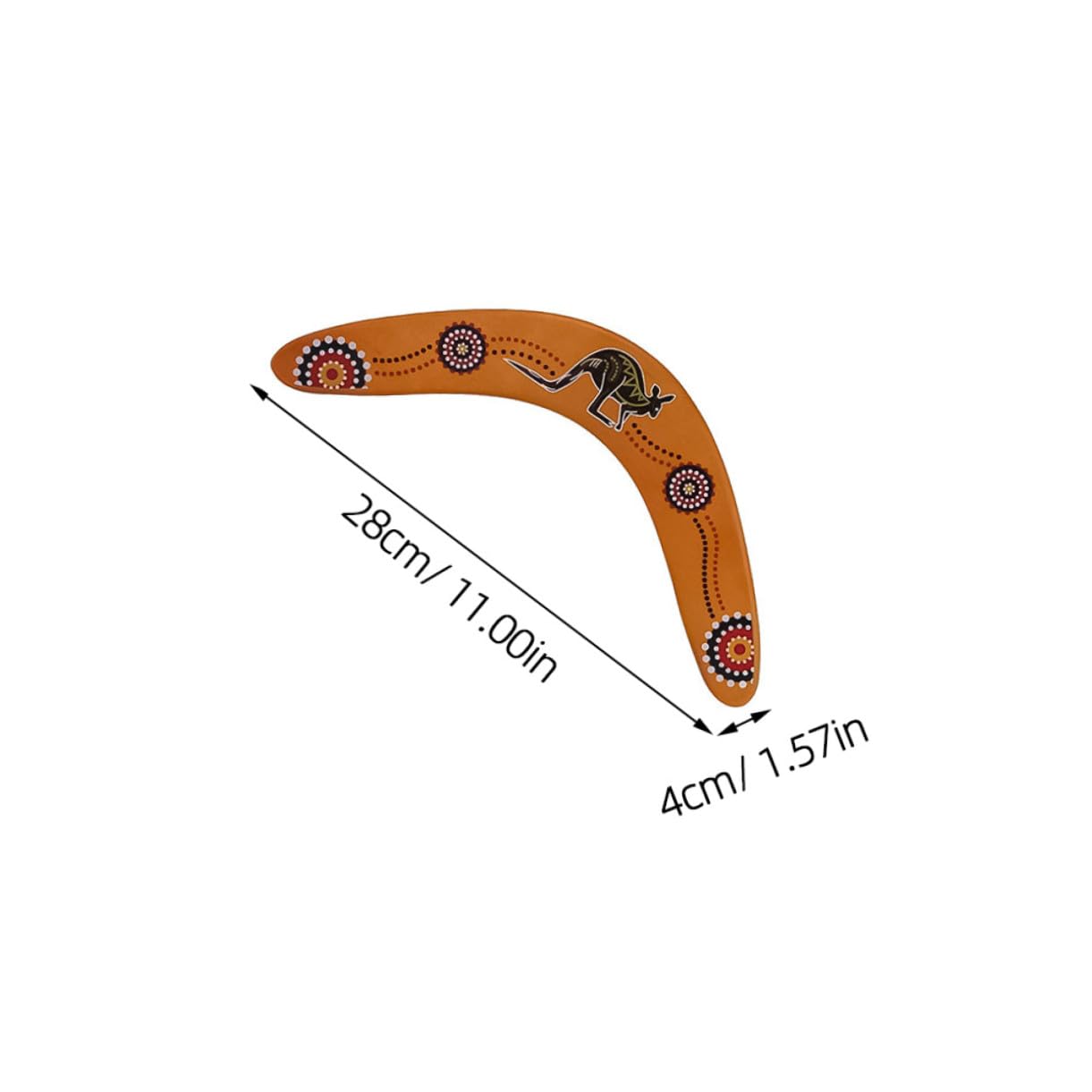 Boomerang de Madera en Forma de V 2 Piezas para Exteriores, Juguete Volador Adecuado para Niños y Adultos en Áreas Abiertas y Césped Grande