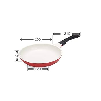 新しいフラットボトムノンステックフライパン Amazon | (1 Piece) - Non Stick Frying Pan - Aluminium Alloy