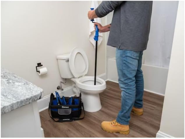 k.balt 1/2-in x 3-ft high carbon wire hand auger for toilet