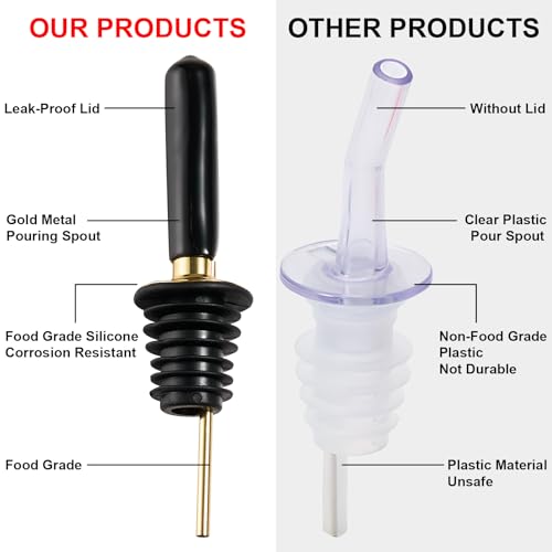 Image of gegewawa 1pcs Glass Coffee Syrup Dispenser Bottles 5 OZ, Simple Syrup Bottles with Metal Pour Spout, Syrup Dispenser for Coffee Bar Accessories for Maple Honey Syrup Oil and Sauces