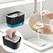 Imagen de QWORK® Dispensador de Jabón Cocina 2 en 1 con Soporte de Esponja