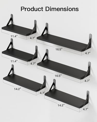Pipishell Floating Shelves Set of 6 - Image 2