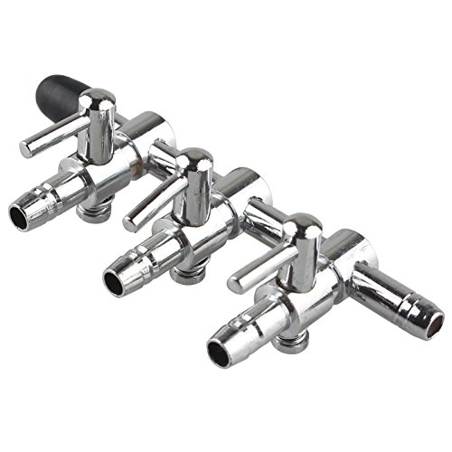 HALJIA Répartiteur de Pompe à air pour Aquarium 3 Voies 5 mm