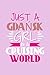 Produktbild Just A Gdansk Girl In A Cruising World: DIN A5 110 Seiten gepunktetes, leeres Notizbuch Inspiration Journal Reise Tagebuch Motivation Zitat Kollektion
