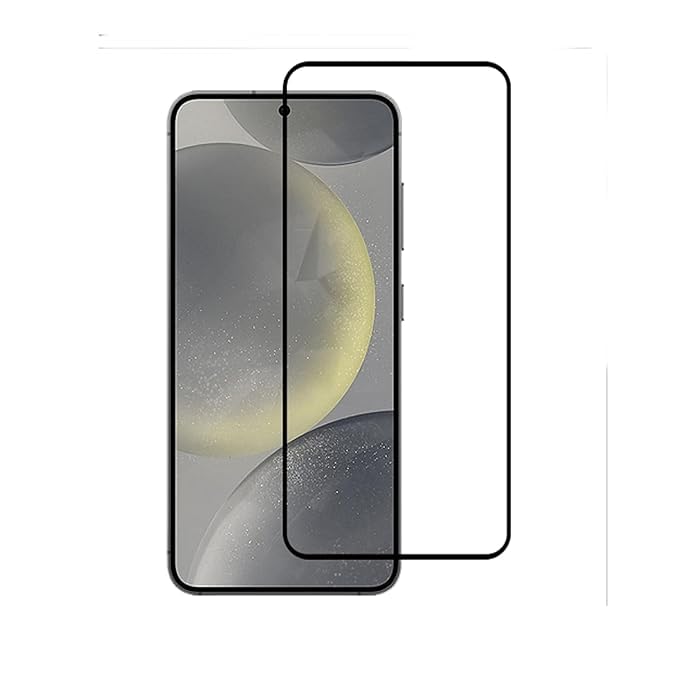 Image of Tempered Glass Screen Protector Compatible For Samsung S25 slim with Edge to Edge Coverage and with Easy Installation Kit