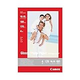 canon eos r Peso de media: 210 g/m² Canon GP-501 - Papel fotográfico con brillo (10 x 15 cm, 100 hojas, uso diario)