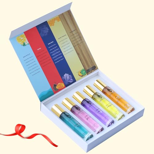 Image of Premium Perfume Gift Set for Men & Women | Long-Lasting 12-Hour Fragrance Collection | 5 x 20ml Bottles | Luxury Parfum from UAE | Unisex Signature Scents