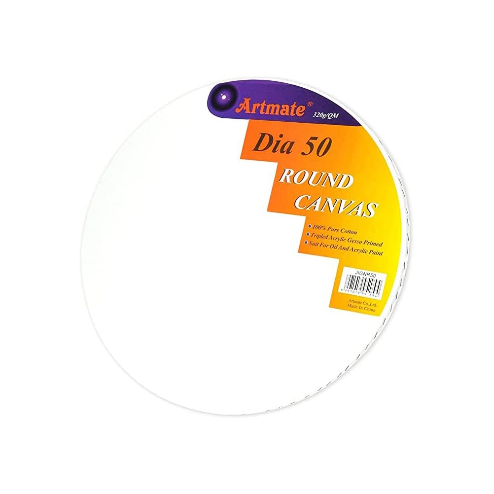 ArtmateRound Shape 50 cm Size, Multicolor, JIGNR50, Canvases