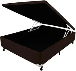 Box Baú Castor Casal Marrom 138x188x35cm