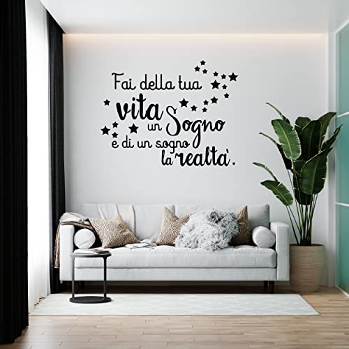 Décoration murale citation vinyle Gesar sticker grand format - 4
