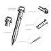 MecArmy CH2P D Ring Keychain with TPX8 Mini Bolt Action Writing Pen