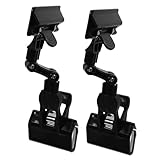 TEHAUX Pince Porte-copie Double Tête Réglable 2 Pièces, Clip à Peinture En Plastique R...