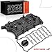 A-Premium QR25DE Engine Valve Cover with Gasket, Oil Cap & Bolt Compatible with Nissan Altima (Hybrid) 2007-2013, Sentra SE-R 2007-2012, Rogue 2008-2013, L4 2.5L Gas, Replace # 13264-JA00A 13270-JA00A