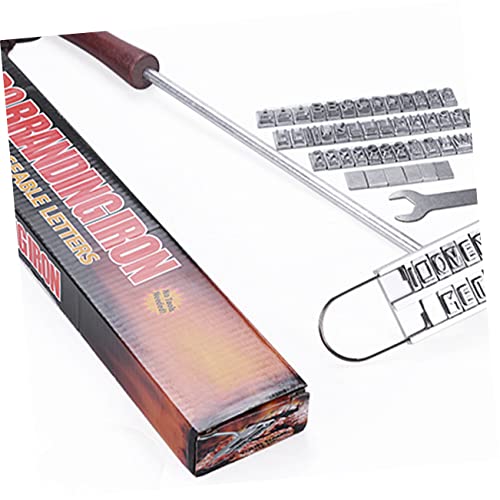 BESPORTBLE kit accesorio para parrilla con letras de hierro miniatura 3