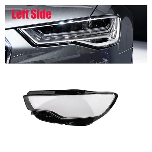 Cache phare avant gauche transparent Audi A6 C7 2013 2014 2015 optique vitrage