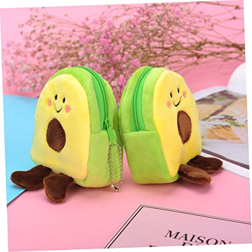 4pcs Avocado Shaped Purse Lightweight Change Pouch for Girls and Compact Wallet for Travel and Everyday Use4