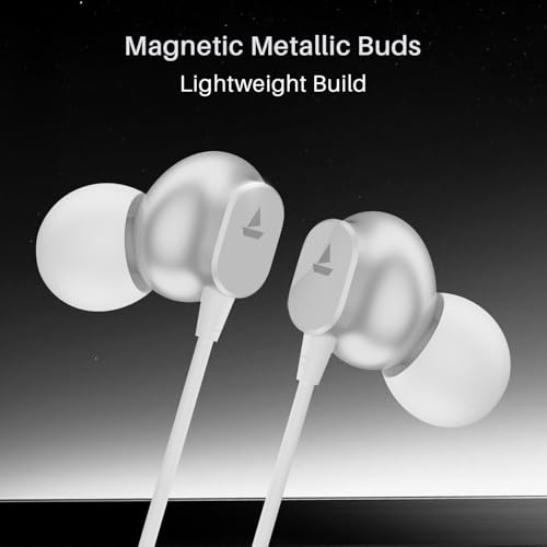 Image of Boat Bassheads 90C Earphone (White)