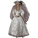 Fai da te fatti a mano abbigliamento progettato accessori per bambole abito da sposa velo vestiti vestito da bambola ragazza abiti costumi set per bambole da 12 pollici (Lace #04)