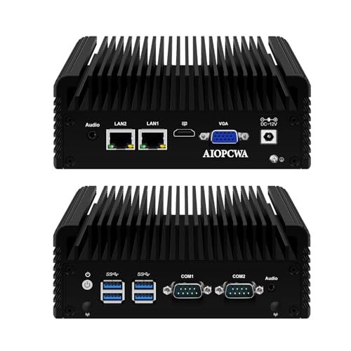 Amazon.co.jp: AIOPCWA ファンレス ミニPC、産業用 商業用 組込PC