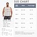 HOdo Big and Tall Mens Tight Undershirts Cotton A Shirts Sleeveless Shirts for Men Black 5XL