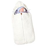 warme wickel bauch 【Mehrzweck】: Kann als Kinderwagen-Schlafsack, Wickel, Babybett, für klimatisierte Zimmer, zum Ausgehen, Reisen usw. verwendet werden. Auch eine großartige Geschenkwahl als Babypartygeschenk.