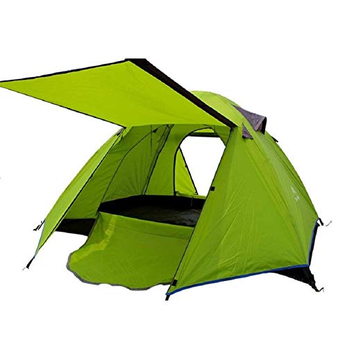 Tente de camping solide contre la pluie et le vent à deux