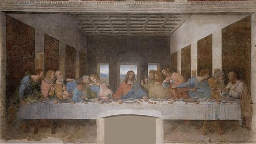 Peinture sur toile la Cène de Léonard de Vinci style nordique