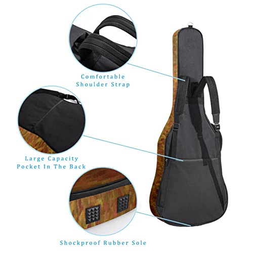 Housse de transport étanche pour guitare avec bandoulière réglable Motif citrouilles de Thanksgiving, Multicolore 02, 42… - Les Beatles, Paul McCartney, John Lennon, RIngo Starr, George Harrison Housse de transport étanche pour guitare avec bandoulière réglable Motif citrouilles de Thanksgiving, Multicolore 02, 42… – Image 4