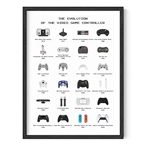 HAUS AND HUES Retro Video Game Posters for Walls Gaming Room Decor, Video Game Room Decor for Boys, Gaming Posters for…