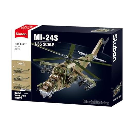 Sluban Helicóptero de Combate (MI-24S) (893 Piezas) M38-B1137
