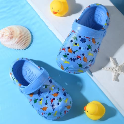 Image of Girls' Clogs for Toddlers & Kids Lightweight Garden Shoes Breathable Slip-on Slides Sandals Slippers Children's Beach Water Shoes