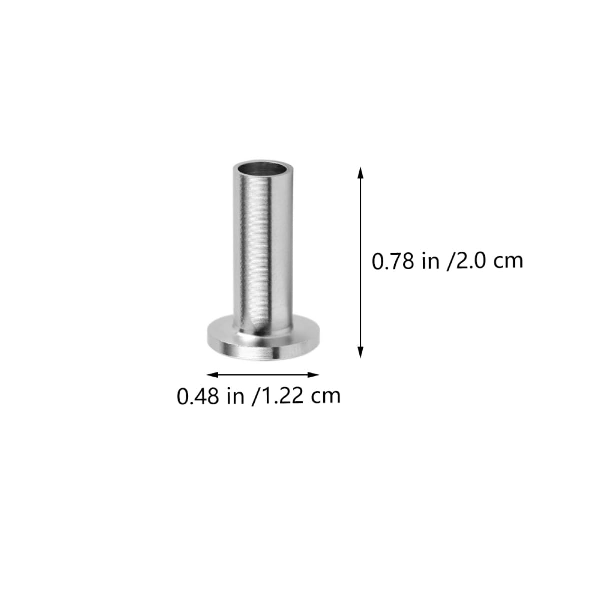 50pcs Stainless Steel Wire Rope Protective Sleeves Drill Bit for Deck Cable Railing Prevents and Maintains Tension Suitable for Indoor and Outdoor Use