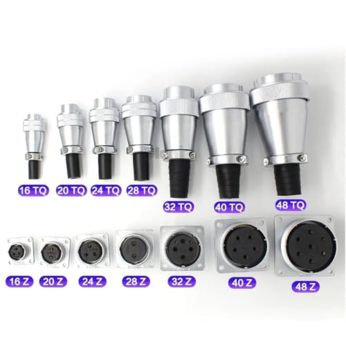 Conector macho y hembra DS24 DS28 de 9 pines con kit completo WS16 DS16 5