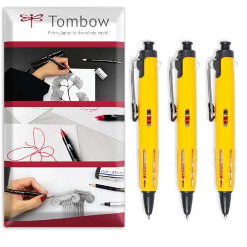 Stylo d'extérieur Tombow AirPress écrit la tête en bas lot de 3