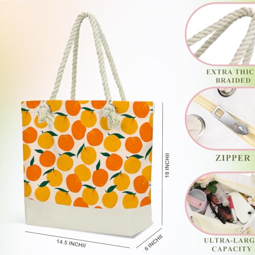 Image of Beach Bag Sun Straw Hat, Tote Bag for Women Friends Travel Gifts, Aloha Bags Waterproof Travel Vacation Essentials