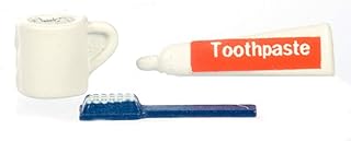 Dollhouse Miniature Toothbrush Set