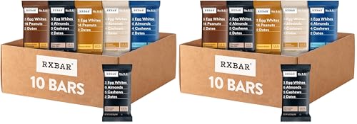 RXBAR Protein Bars, Snack Bars, Variety Pack, 10 Count (Pack