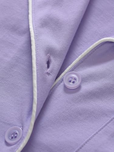Image of Women's Petite Cotton Pajama Set Petite Length Pjs