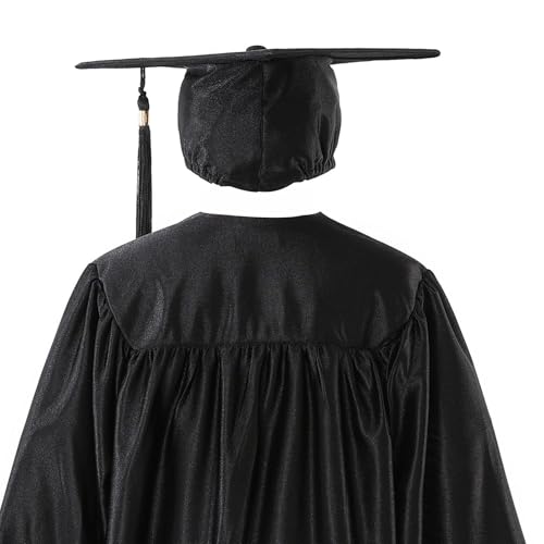 Robe de remise de diplôme pour enfants avec casquette et pompon 2024