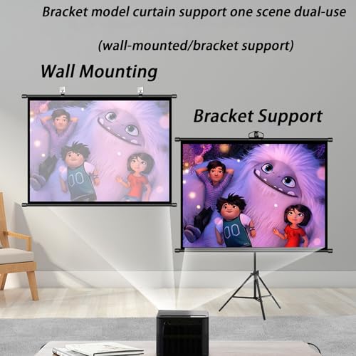 Pantalla de proyección portátil con trípode 60" 16:9 miniatura 6