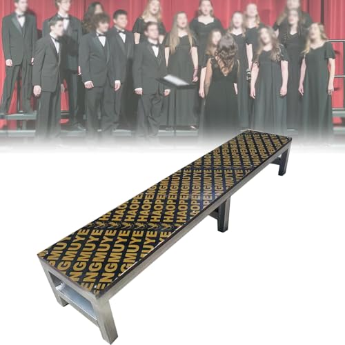 Escaliers choraux pliables et estrade de scène antidérapante