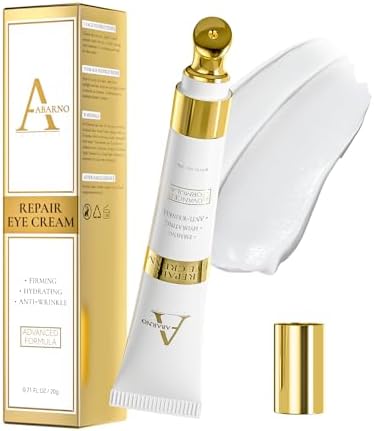 abarno Retinol Eye Cream for Dark Circles and Puffiness โ Hydrating Eye Serum for Wrinkles and Fine Lines, Anti-Aging Under Eye Cream for Women, 0.71 fl oz