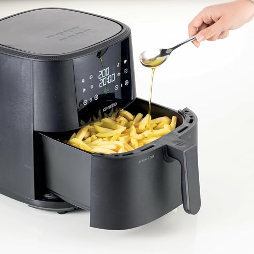 Image of KENWOOD Digital Air Fryer With Rapid Hot Air Circulation For Frying, Grilling, Broiling, Roasting, Baking And Toasting (9L)