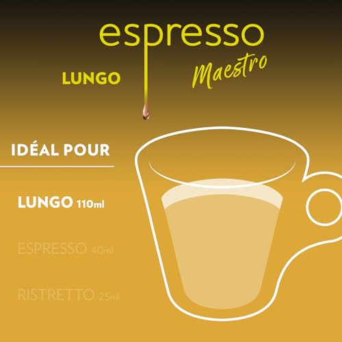 Capsules Lavazza Lungo pour machine Nespresso Original sans amertume