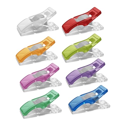 Miniatura 2 de 60 Clips De Costura Multiusos, Clips De Plástico Multicolor Para Costura Y Manualidades